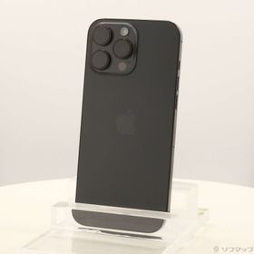 (中古)Apple iPhone16 Pro Max 1TB ブラックチタニウム MYWQ3J/A SIMフリー(198-ud)