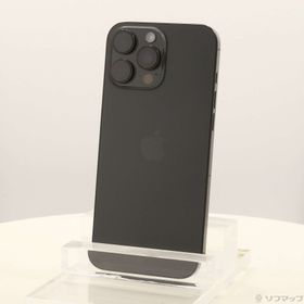 (中古)Apple iPhone16 Pro Max 1TB ブラックチタニウム MYWQ3J/A SIMフリー(198-ud)