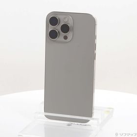(中古)Apple iPhone16 Pro Max 256GB ナチュラルチタニウム MYWK3J/A SIMフリー(305-ud)