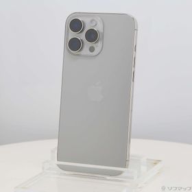 (中古)Apple iPhone16 Pro Max 256GB ナチュラルチタニウム MYWK3J/A SIMフリー(276-ud)