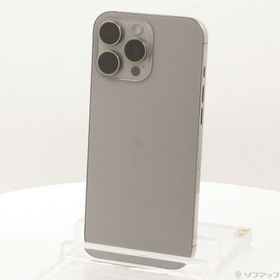 (中古)Apple iPhone16 Pro Max 256GB ナチュラルチタニウム MYWK3J/A SIMフリー(344-ud)