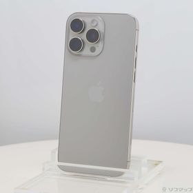 (中古)Apple iPhone16 Pro Max 256GB ナチュラルチタニウム MYWK3J/A SIMフリー(377-ud)