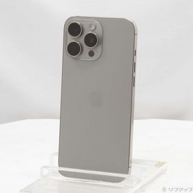 (中古)Apple iPhone16 Pro Max 512GB ナチュラルチタニウム MYWP3J/A SIMフリー(258-ud)