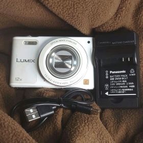 パナソニック★動作品 DMC-SZ10 ホワイト★LUMIXデジカメ 送料無料