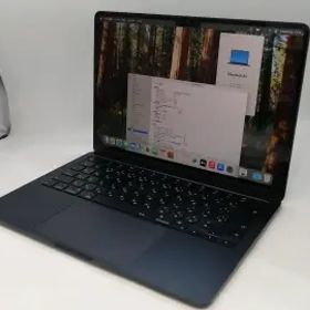 【中古】Apple MacBook Air 13インチ CTO (M2,2022) ミッドナイト M2(CPU:8C/GPU:10C)/16G/512G/30W AC【浜松駅前】保証期間１ヶ月【ラン