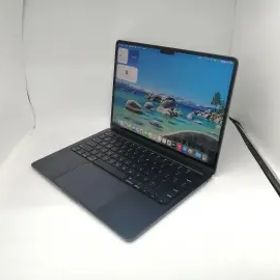 【中古】Apple MacBook Air 13インチ CTO (M2,2022) ミッドナイト M2(CPU:8C/GPU:8C)/16G/512G/30W AC【川越クレアモール】保証期間１ヶ