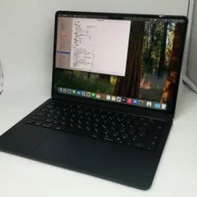 【中古】Apple MacBook Air 13インチ CTO (M2,2022) ミッドナイト M2(CPU:8C/GPU:8C)/16G/512G/30W AC【宇田川】保証期間１ヶ月【ランクB