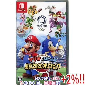【中古】マリオ＆ソニック AT 東京2020オリンピック Nintendo Switch 説明書なし・カバー・ケースいたみ