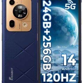 FOSSiBOTF112Pro5GスマホSIMフリースマートフォン本体Android14スマホ本体24GBRAM+256GBROM1TB拡張可能7150mAhバッテリータフネススマホ6.88インチHD+IPS大画面