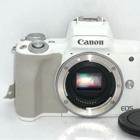 Canon EOS Kiss M2 ホワイト ミラーレスカメラ