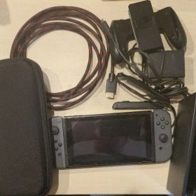 【動作確認済】Nintendo Switch 本体 セット グレー（箱無し）