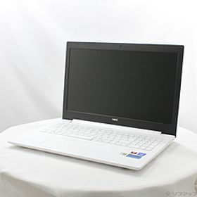 格安安心パソコン LaVie Note Standard PC-NS150KAW カームホワイト 〔Windows 10〕 ［Celeron-N4000 (1.1GHz)／4GB／HDD1TB／15.