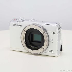 (中古)Canon ミラーレス一眼カメラ EOS M100 ボディ ホワイト(297-ud)