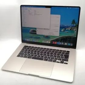 【中古】Apple MacBook Air 15インチ CTO (M3,2024) スターライト M3(CPU:8C/GPU:10C)/16G/512G【千葉】保証期間１ヶ月【ランクA】