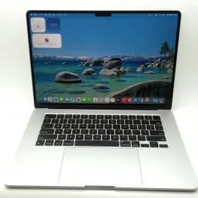 【中古】Apple MacBook Air 15インチ CTO (M3,2024) シルバー M3(CPU:8C/GPU:10C)/16G/512G【新橋】保証期間１ヶ月【ランクB】