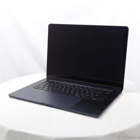 (中古)Apple MacBook Air 15.3-inch Late-2024 MC9L4J/A Apple M3 8コアCPU_10コアGPU 24GB SSD512GB ミッドナイト (26.3 Tahoe)(198-ud)