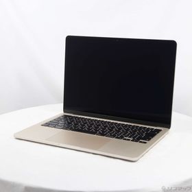 (中古)MacBook Air 13.6-inch Early-2024 MXCU3J/A M3 8コアCPU_10コアGPU 16GB SSD512GB スターライト (26.3 Tahoe)(258-ud)