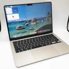 【中古】Apple MacBook Air 13インチ CTO (M3,2024) スターライト M3(CPU:8C/GPU:10C)/16G/256G【道玄坂】保証期間１ヶ月【ランクB】