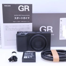 【109回 ほぼ新品】RICOH GR IV Monochrome