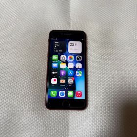 美品 SIMフリー iPhoneSE 第3世代 128GB レッド 84%