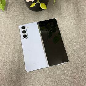 新品同様 Galaxy Z Fold5 256GB アイシーブルー 国内版SIMフリー送料無料