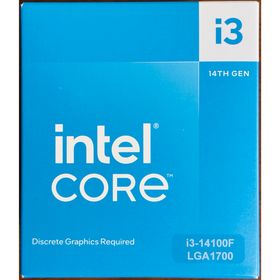 インテル(intel)の【新品未開封】Intel Core i3-14100F BOX LGA1700(PCパーツ)