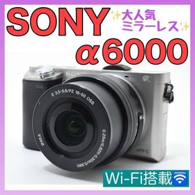 ソニー(SONY)の★シャッター極少4044枚★ SONY ソニー α6000 レンズセット(ミラーレス一眼)