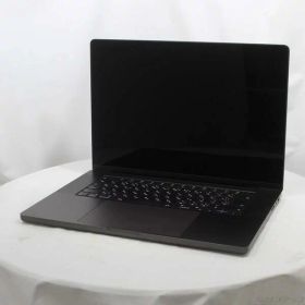 【中古】Apple(アップル) MacBook Pro 16.2-inch Late-2023 MRW13J／A Apple M3 Pro 12コアCPU_18コアGPU 18GB SSD1TB スペースブラック 〔26.3 Tahoe〕 【258-ud】
