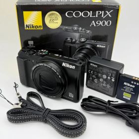 【美品】Nikon COOLPIX A900 ブラック ニコン クールピクス デジタルカメラ 光学35倍ズーム