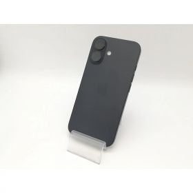 【中古】Apple SoftBank 【SIMフリー】 iPhone 16 128GB ブラック MYDQ3J/A【アリオ倉敷】保証期間1ヶ月【ランクB】