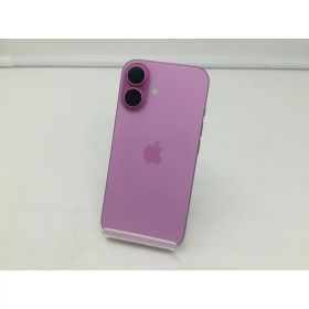 【中古】Apple au 【SIMフリー】 iPhone 16 128GB ピンク MYDT3J/A【札幌】保証期間1ヶ月【ランクB】
