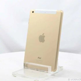 【中古】Apple(アップル) iPad mini 3 16GB ゴールド MGYR2J／A au 【247-ud】