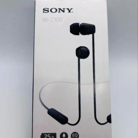 SONY ワイヤレスイヤホン WI-C100 25時間 ブラック
