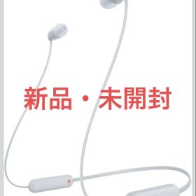 ソニー WI-C100 Bluetoothイヤホン ワイヤレスイヤホン ホワイト