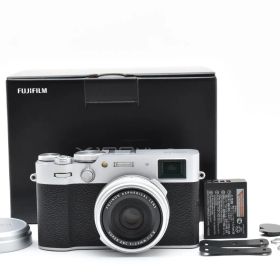 ★新品級★ フジフイルム FUJIFILM X100VI シルバー 日英二言語モデル《ショット数5107回・付属品多数！》★完動品★ #A603160