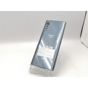 【中古】LG電子 docomo 【SIMロック解除済み】 LG VELVET（LG Dual Screen付） オーロラ グレー 6GB 128GB L-52A【ECセンター】保証期間1ヶ月【ランクA】