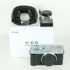 [新品同様 | シャッター数130回] FUJIFILM X-E5 [ボディ シルバー] | FUJIFILM Xマウント