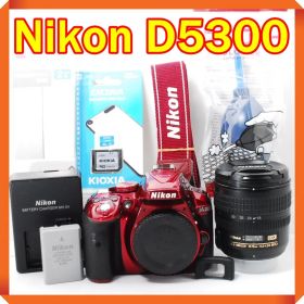 Nikon D5300 一眼レフカメラ スマホ転送 シングルレンズセット ニコン