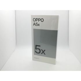 【未使用】Oppo 国内版 【SIMフリー】 OPPO A5x 4GB 128GB ホワイト【新橋烏森通り】保証期間3ヶ月