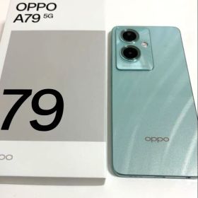 【美品】 OPPO A79 5Gグローグリーン Yモバ版（SIMロック解除済み）