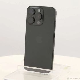 ソフマップ 〔中古品〕 iPhone16 Pro 128GB ブラックチタニウム MYMV3J／A SIMフリー【198】