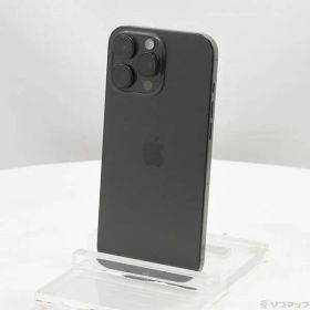 ソフマップ 〔中古品〕 iPhone16 Pro Max 256GB ブラックチタニウム MYWG3J／A SIMフリー【262】