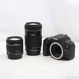 〔中古〕Canon(キヤノン) EOS Kiss X9 ブラック ダブルズームキット〔262-ud〕