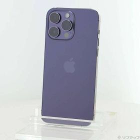 ソフマップ 〔中古品〕 iPhone14 Pro Max 256GB ディープパープル MQ9E3J／A SIMフリー【349】