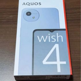 新品未使用 docomo AQUOS wish 4 ライトブルー 本体