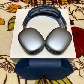 AirPods Max ブルー本体 + ケース付き