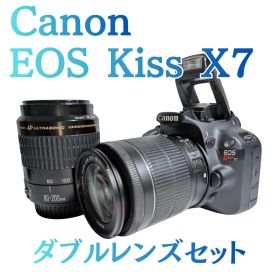Canon EOS Kiss X7 ダブルレンズセット