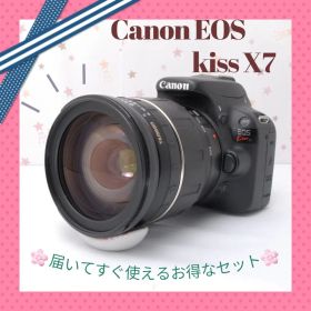 美品❣️Canon EOS Kiss X7 レンズセット✨届いてすぐ使えるセット