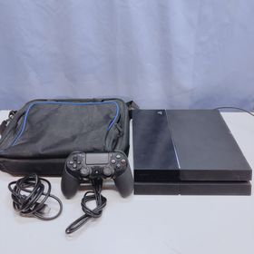 PS4 本体 CUH-1100A 500GB ジェットブラック 通電のみ確認(家庭用ゲーム機本体)