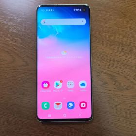 Galaxy S10 (本体のみau：SCV41)ホワイト中古